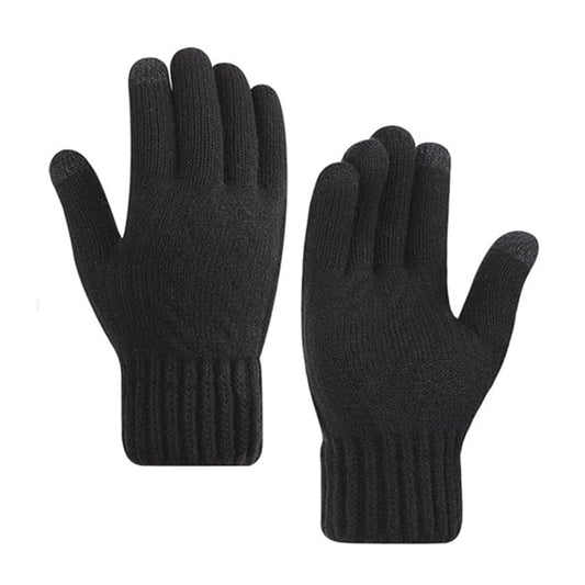 Zimske Taktilne Rukavice za Dame Techsuit ST0015, Veličina 17cm, Crne