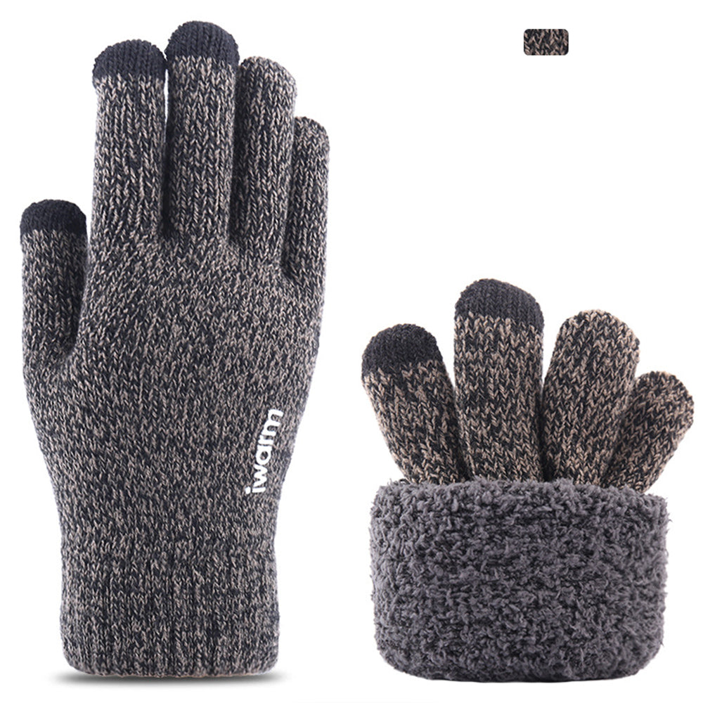 Zimske Taktile Rukavice Iwarm ST0005, Veličina 21cm, Siva