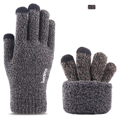 Zimske Taktile Rukavice Iwarm ST0005, Veličina 21cm, Siva