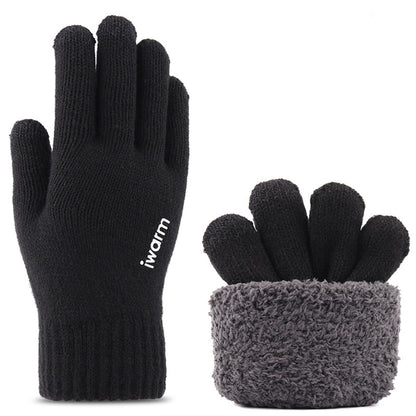 Taktičke zimske rukavice Iwarm ST0005, Veličina 21cm, Crne