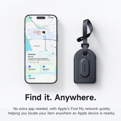 Mcdodo SmartTag Luggage Napa Pro AT-3790 za iOS Series, Crna