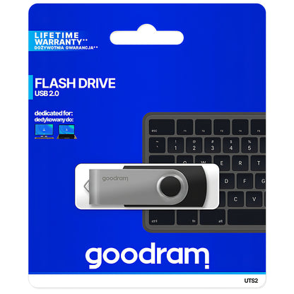 Vanjska memorija USB-A GoodRam UTS2, 64Gb UTS2-0640K0R11