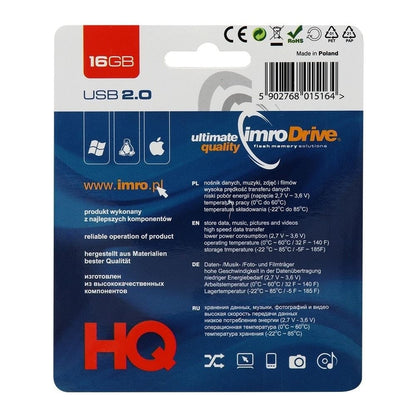 Vanjska memorija USB-A Imro, 16Gb