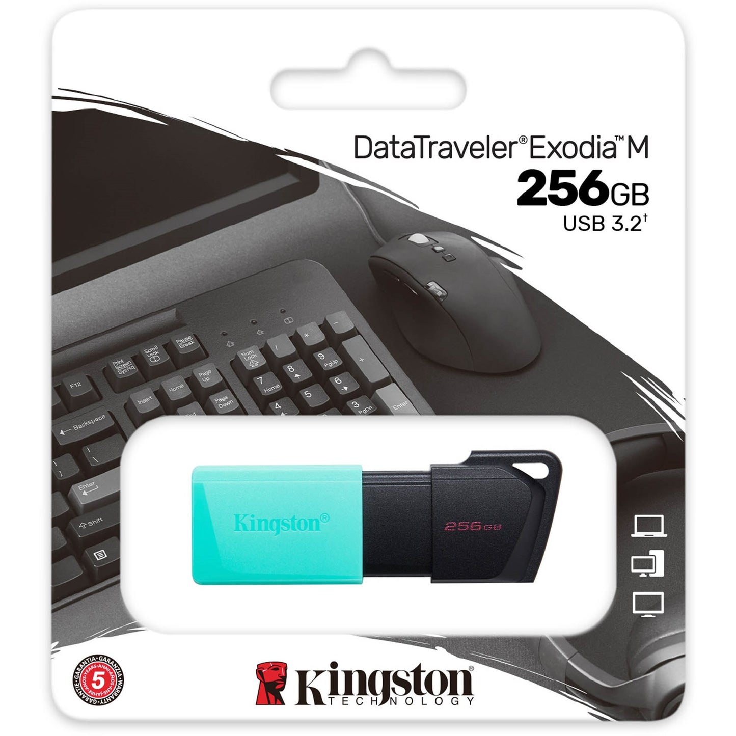 Vanjska memorija USB-A 3.2 Kingston DT Exodia M, 256Gb DTXM/256GB