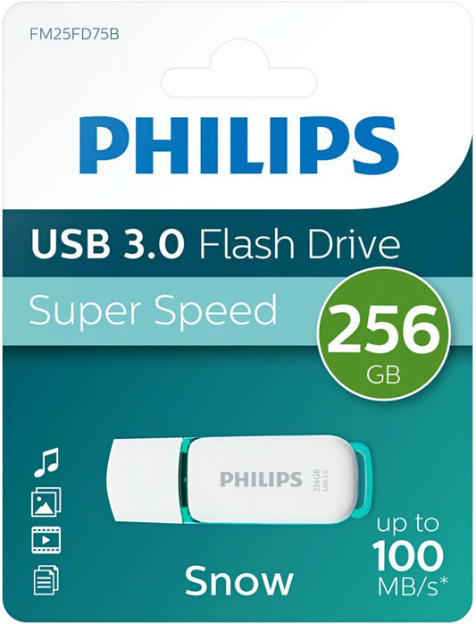 Vanjska memorija USB-A 3.0 Philips Snow Edition, 256Gb PHMMD256GBS200U3