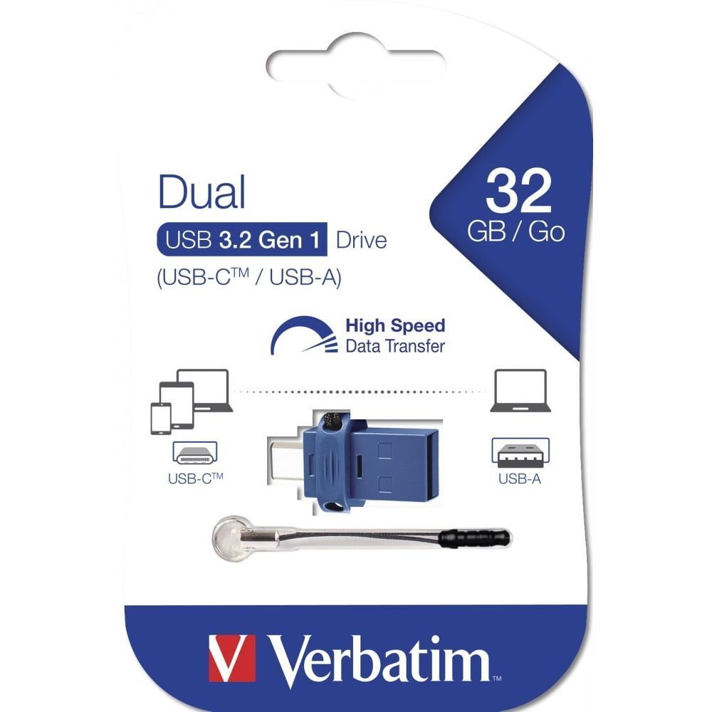 Vanjska memorija USB-A 3.0 / USB-C Verbatim StoreNGo, 32Gb 49966