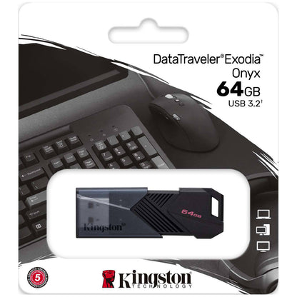 Vanjska memorija USB-A 3.0 Kingston Exodia Onyx, 64Gb DTXON/64GB