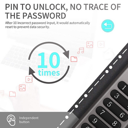 Vanjska memorija USB-A 3.0 OEM XC002 KeySecure, 64Gb