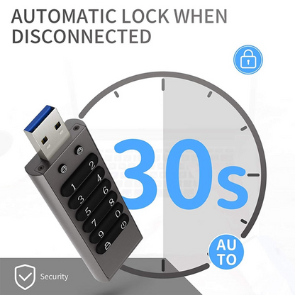 Vanjska memorija USB-A 3.0 OEM XC002 KeySecure, 64Gb