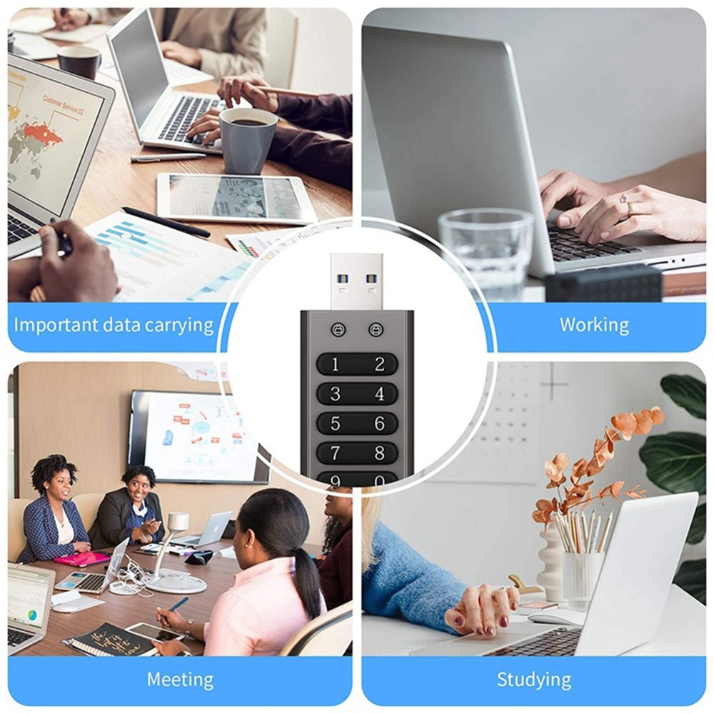 Vanjska memorija USB-A 3.0 OEM XC002 KeySecure, 64Gb