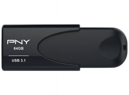 Vanjska memorija USB-A 3.1 PNY Attache 4, 64Gb FD64GATT431KK-EF