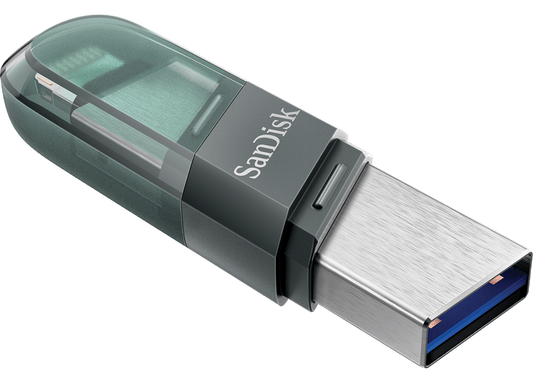 Vanjska memorija USB-A 3.1 / Lightning SanDisk iXpand Flip, 64Gb SDIX90N-064G-GN6NN