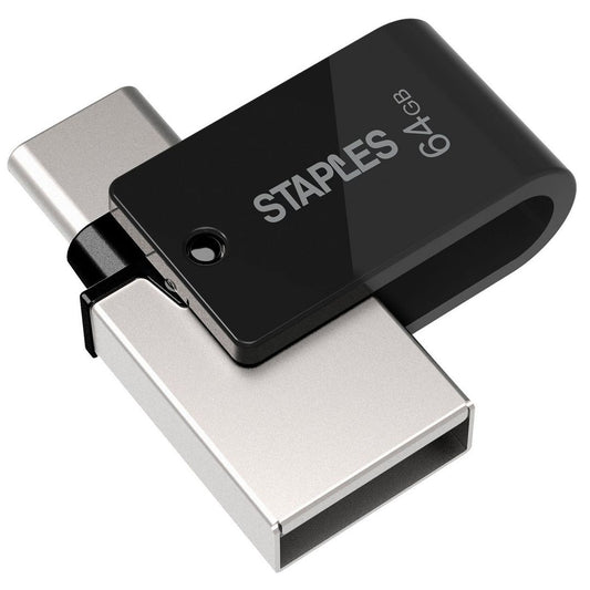 Vanjska memorija USB-A 3.1 / USB-C Staples K23, 64Gb EKMMD64GK233CST