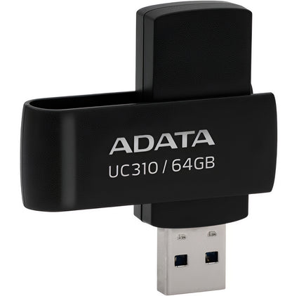 Vanjska memorija USB-A 3.2 Adata UC310, 64Gb UC310-64G-RBK