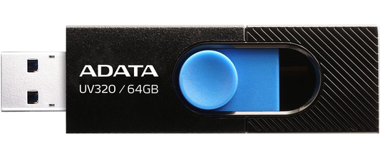 Vanjska memorija USB-A 3.2 Adata UV320, 64Gb AUV320-64G-RBKBL
