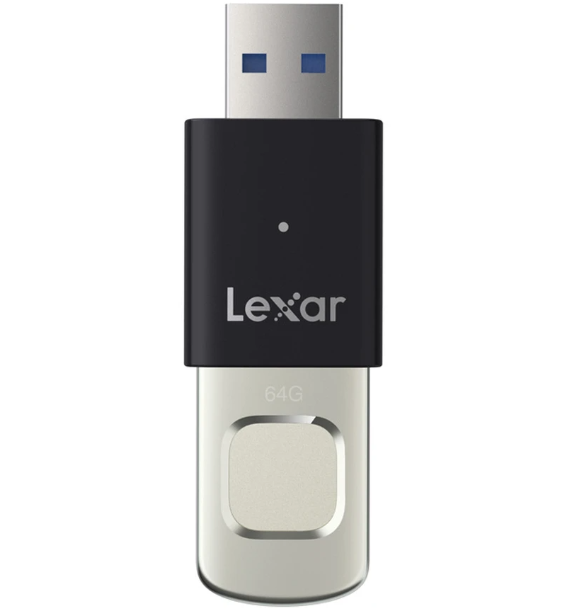 Vanjska memorija USB-A 3.2 Lexar JumpDrive Fingerprint F35 Pro, 64Gb
