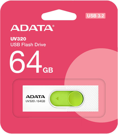 Vanjska memorija USB-A 3.2 Adata UV320, 64Gb AUV320-64G-RWHGN