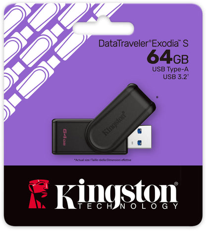 Vanjska memorija USB-A 3.2 Kingston DT Exodia S, 64Gb DTXS/64GB