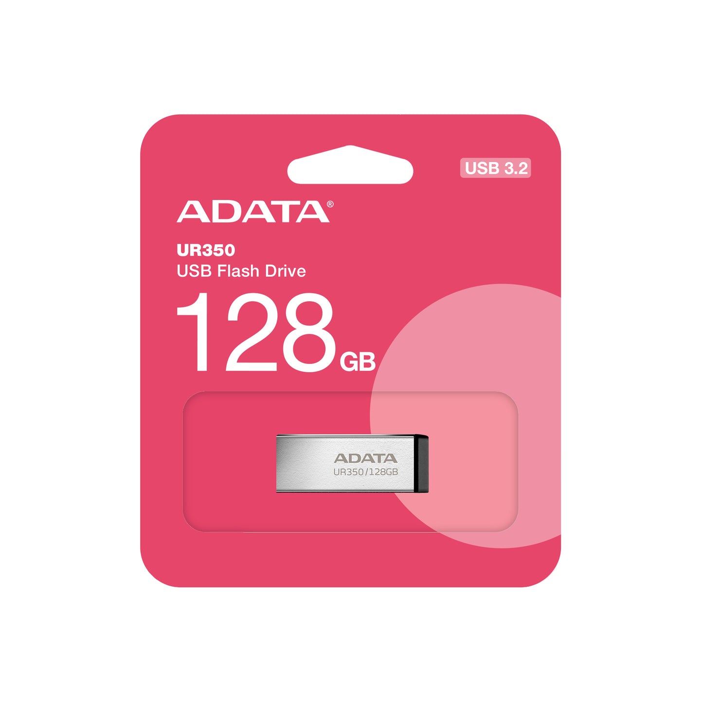 Vanjska memorija USB-A 3.2 Adata UR350, 128Gb UR350-128G-RSR/BK