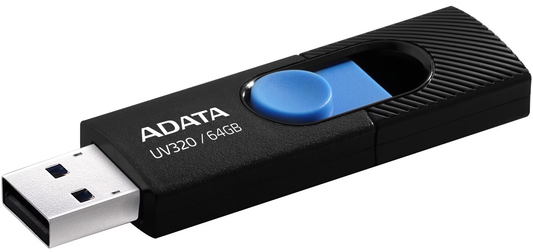 Vanjska memorija USB-A 3.2 Adata UV320, 64Gb AUV320-64G-RBKBL