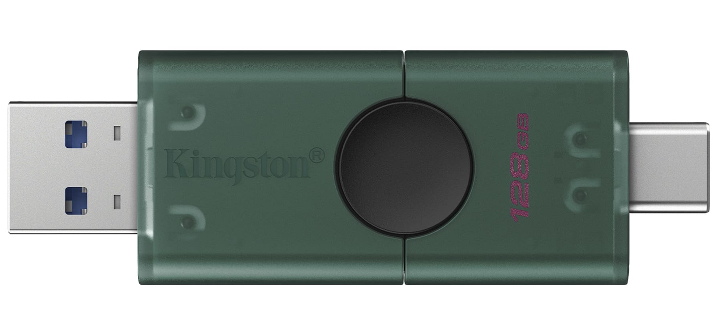 Vanjska memorija USB-A 3.2 / USB-C Kingston Duo, 128Gb DTDEG2/128GB