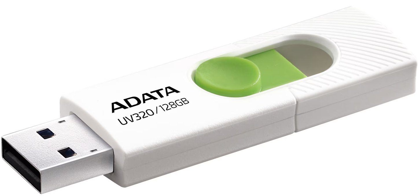Vanjska memorija USB-A 3.2 Adata UV320, 128Gb AUV320-128G-RWHGN