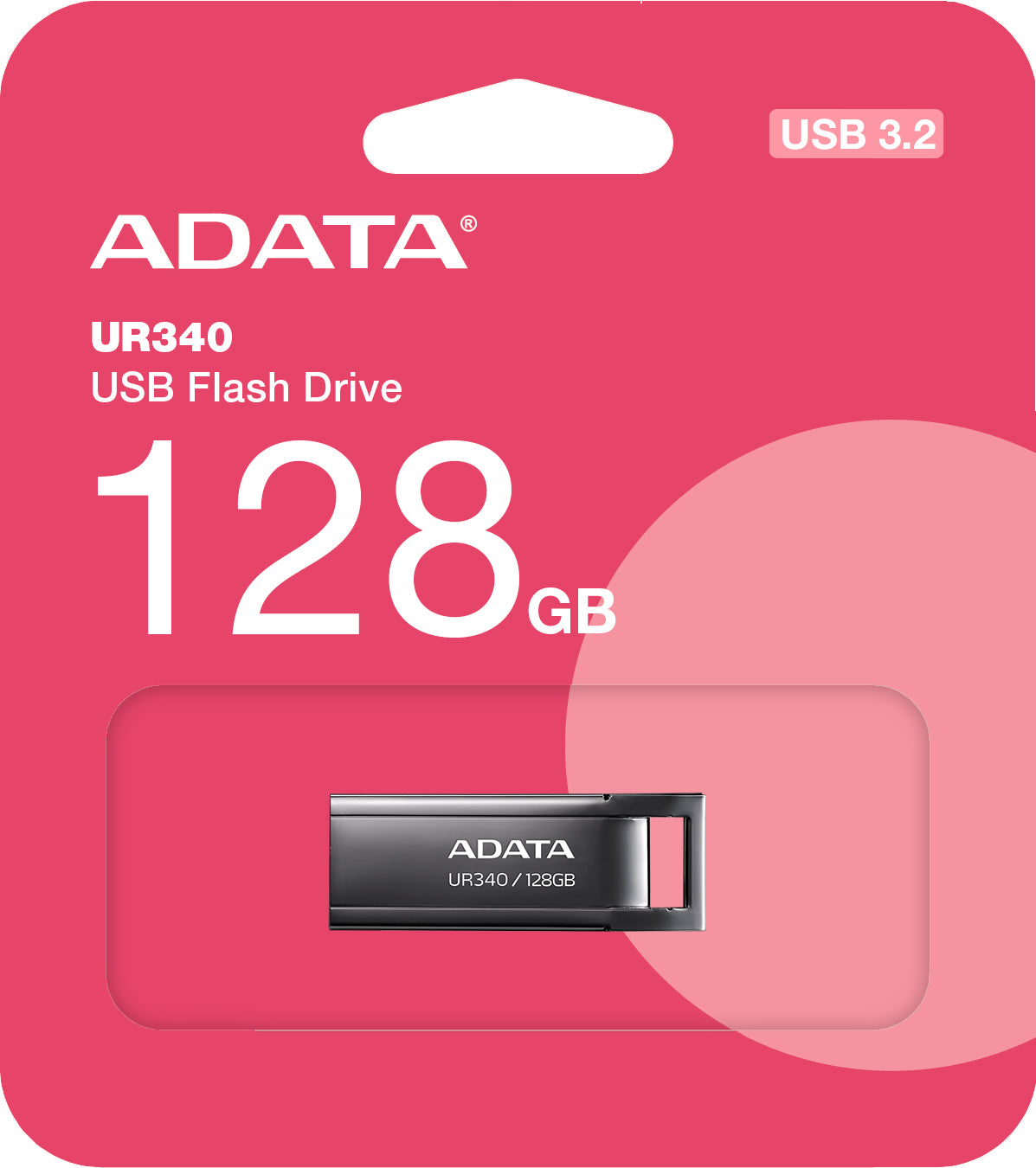 Vanjska memorija USB-A 3.2 Adata UR340, 128Gb AROY-UR340-128GBK