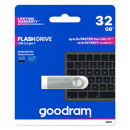Vanjska memorija USB-A 3.2 GoodRam UNO3, 32Gb