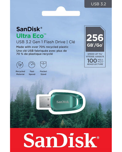 Vanjska memorija USB-A 3.2 SanDisk Ultra Eco, 256Gb SDCZ96-256G-G46