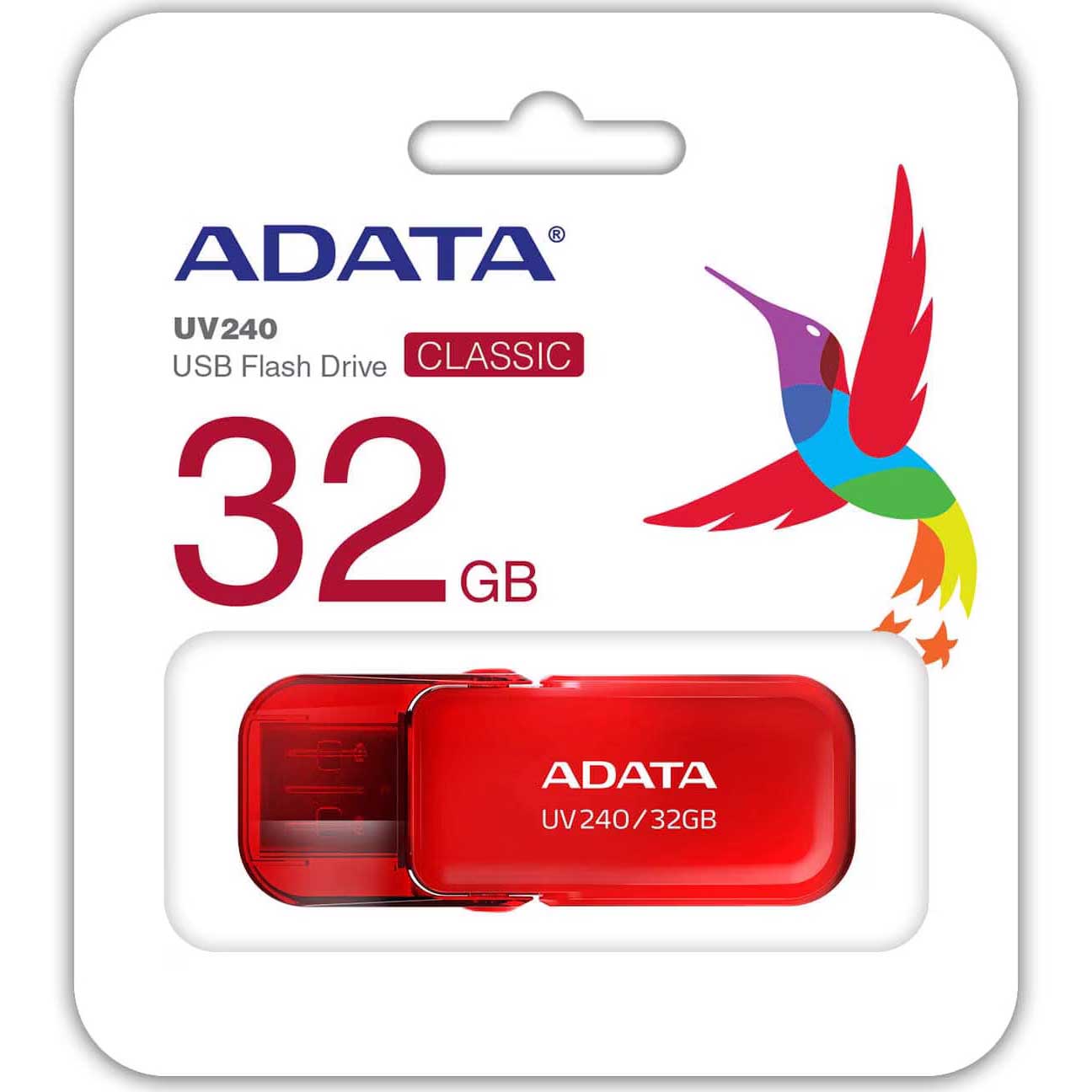 Vanjska memorija USB-A Adata UV240, 32Gb AUV240-32G-RRD