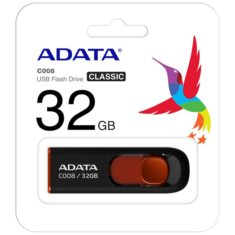 Vanjska memorija USB-A Adata C008, 32Gb AC008-32G-RKD