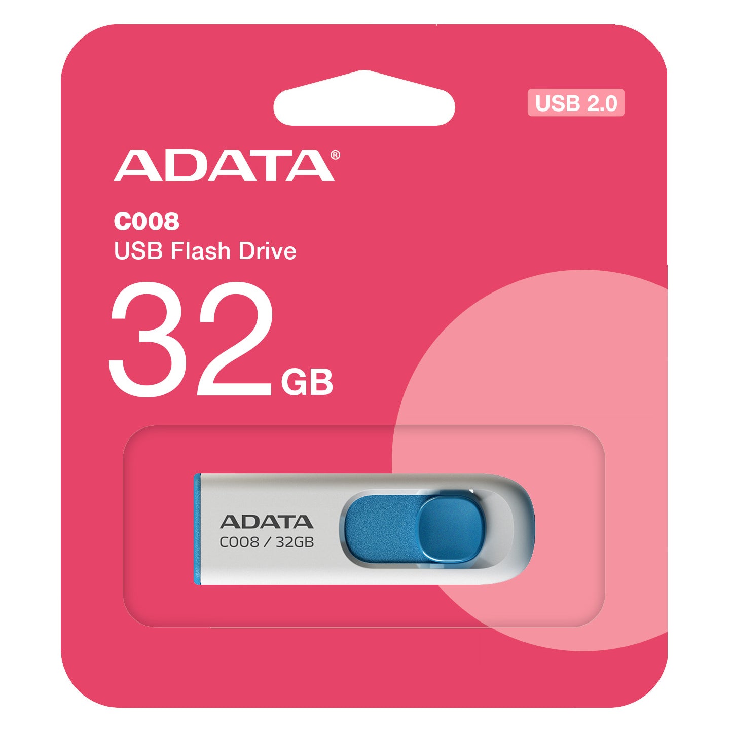 Vanjska memorija USB-A Adata C008, 32Gb AC008-32G-RWE
