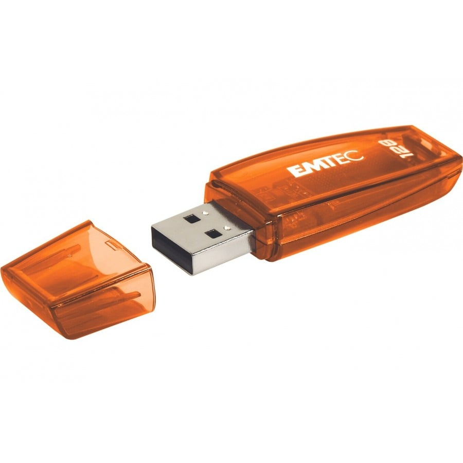 Vanjska memorija USB-A Emtec C410 Color Mix, 128Gb ECMMD128G2C