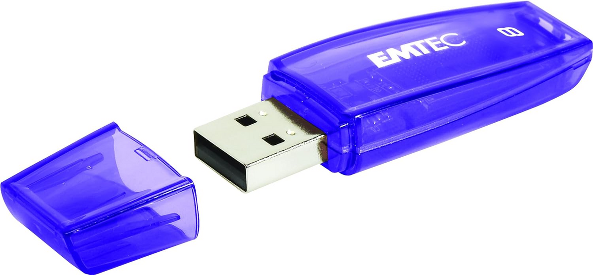 Vanjska memorija USB-A Emtec C410 Color Mix, 8Gb ECMMD8GC410