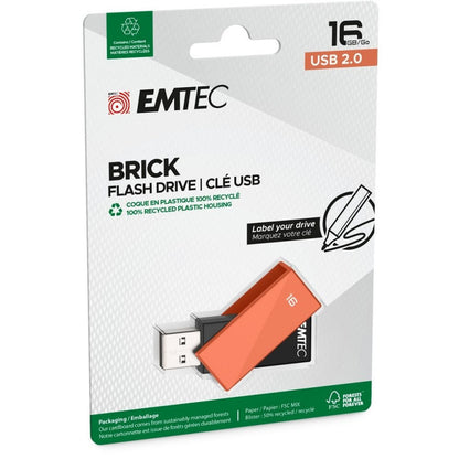 Vanjska memorija USB-A Emtec C350 Brick, 16Gb ECMMD16GC352