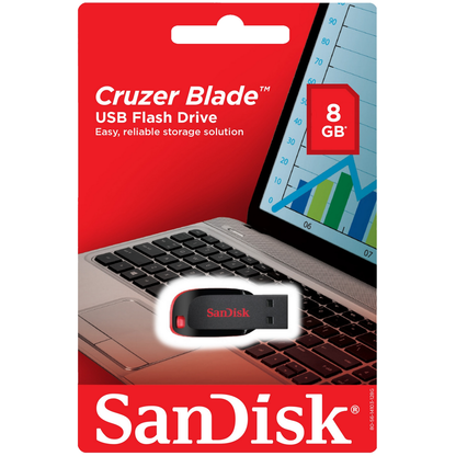 Vanjska memorija USB-A SanDisk Cruzer Blade, 8Gb SDCZ50-008G-B35