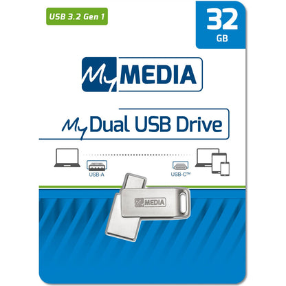 Vanjska memorija USB-A Verbatim MyDual, 32Gb