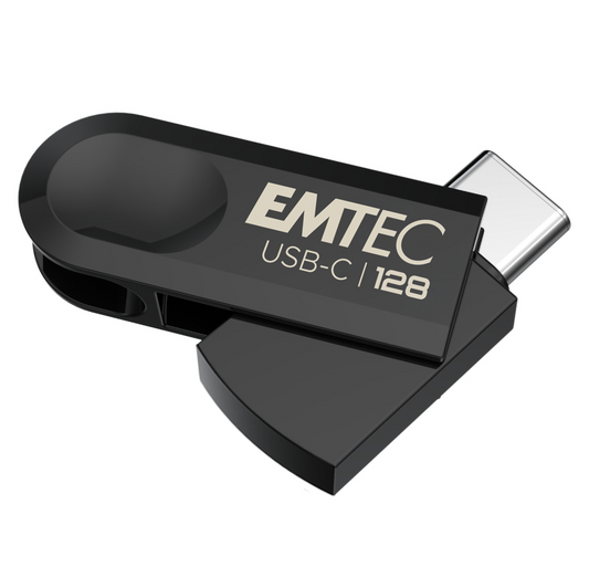 Vanjska memorija USB-C Emtec C280 Single, 128Gb ECMMD128GC2