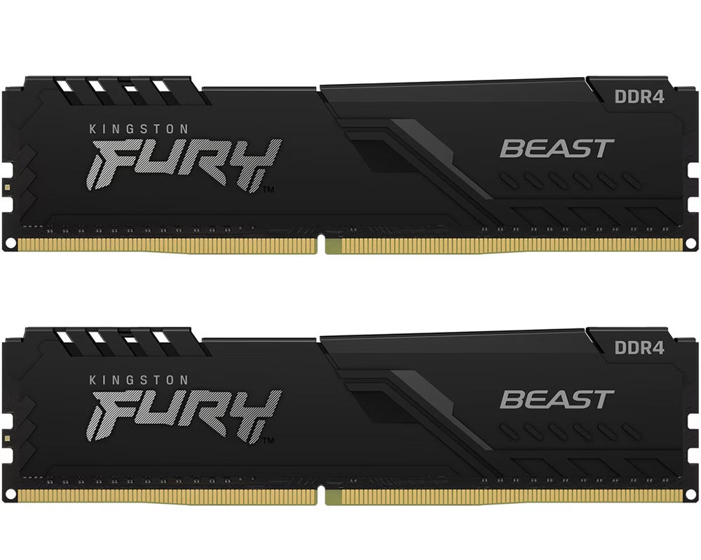 Memorija RAM Kingston Fury Beast, DDR4, 2 x 16GB, 3200MHz KF432C16BBK2/32