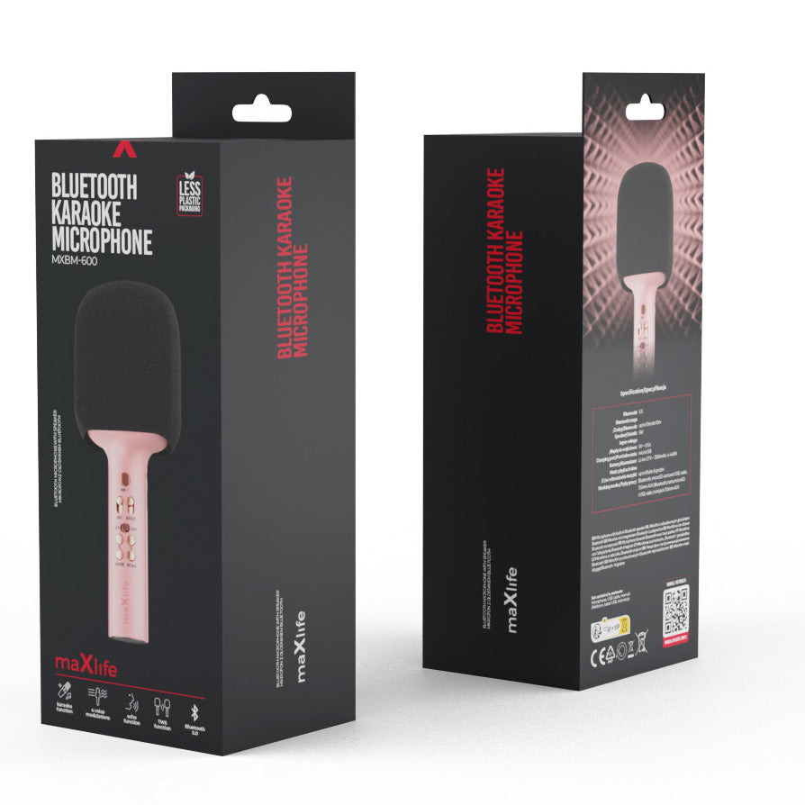 Bluetooth mikrofon MaXlife MXBM-600, Roza