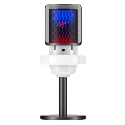 Kardioidni mikrofon HAVIT GK50, RGB, USB-C, 1.8m, Crni