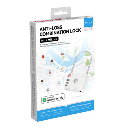 MiLi SmartTag MiLock Luggage za iOS Series, Bijela HD-P16-L