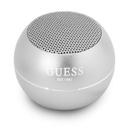 Prijenosni Bluetooth zvučnik Guess, 3W, Srebrni