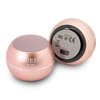 Prijenosni Bluetooth zvučnik Guess, 3W, Roza