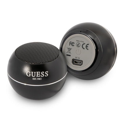 Prijenosni Bluetooth zvučnik Guess, 3W, Crni