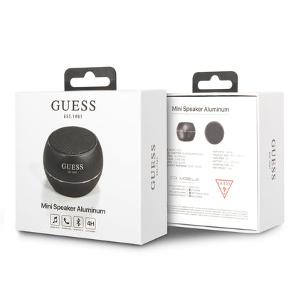 Prijenosni Bluetooth zvučnik Guess, 3W, Crni