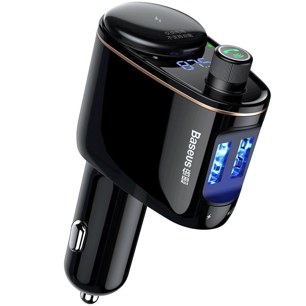 FM Bluetooth modulator Baseus S-06, 2 x USB-A CCHC000001