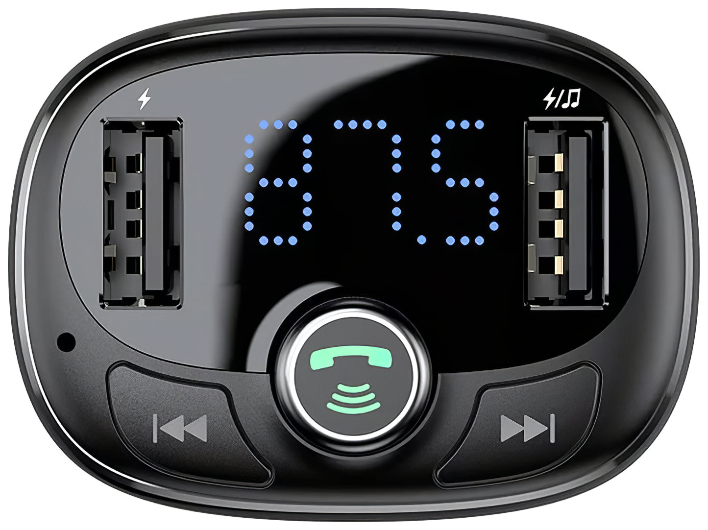 FM Bluetooth modulator Baseus S-09, 2 x USB-A - 1 x microSD