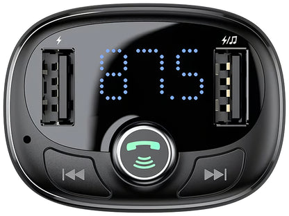 FM Bluetooth modulator Baseus S-09, 2 x USB-A - 1 x microSD