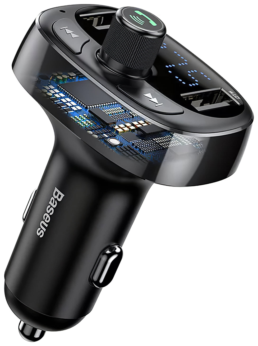 FM Bluetooth modulator Baseus S-09, 2 x USB-A - 1 x microSD